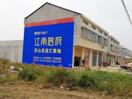 仁怀市农村墙体广告在不同形式上面展现的不同特色