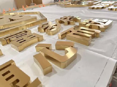 仁怀市拉丝不锈钢字的特点。